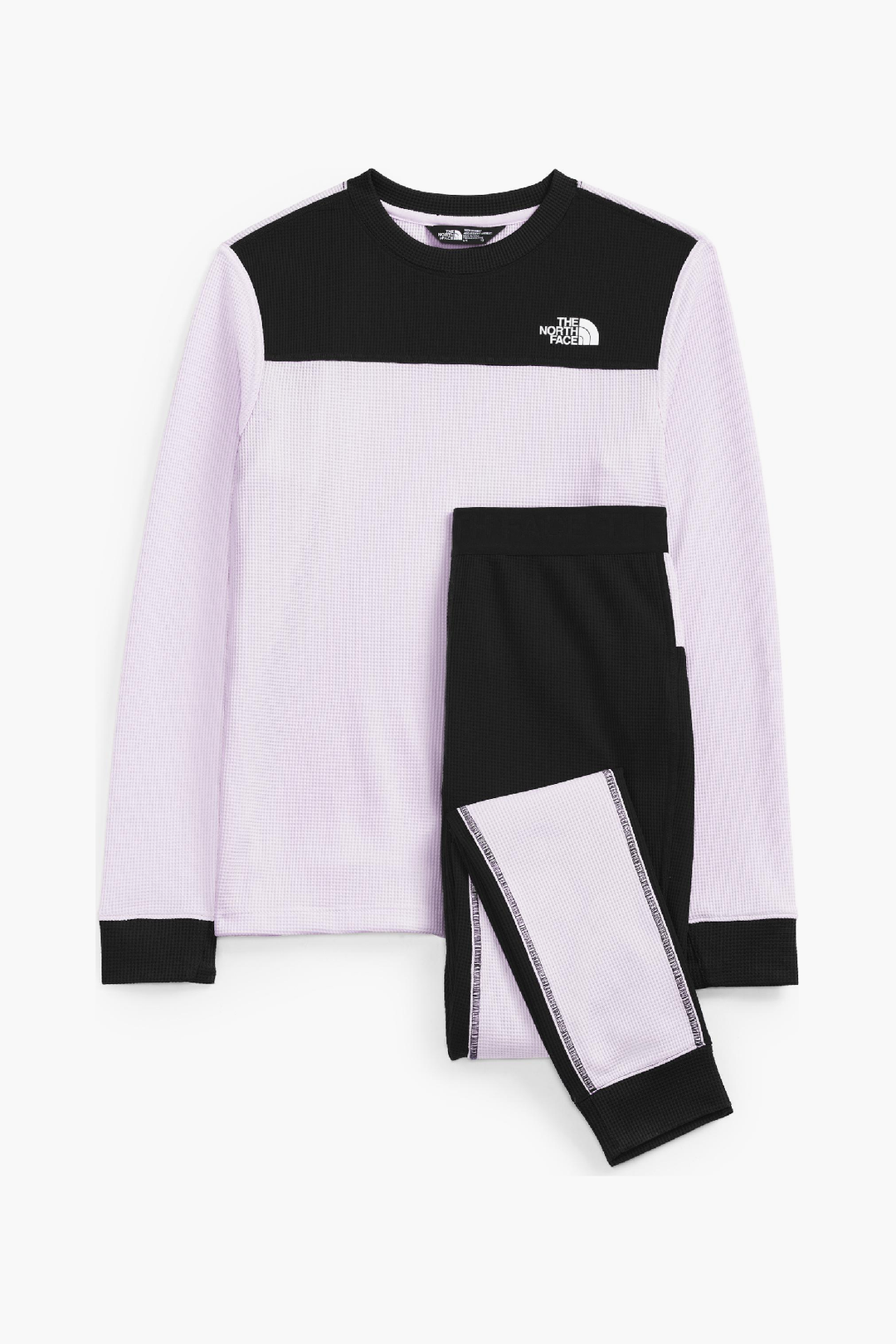 Girls Baselayer North Face Teen Waffle Baselayer Lavender