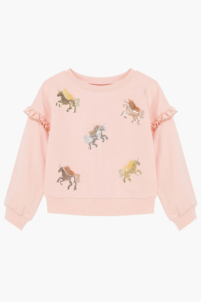 Peek Kids Sequin Unicorns Kids Sweatshirt