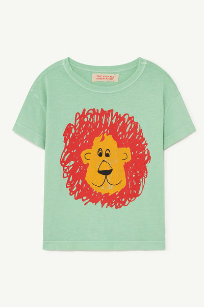 Kids T-Shirt The Animals Observatory Lion Green