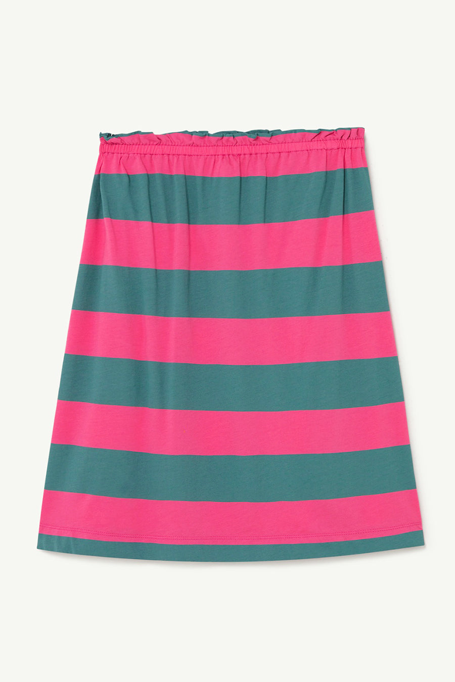 Kids Girls Skirt The Animals Observatory Stripes Kitten - Pink Stripes Back