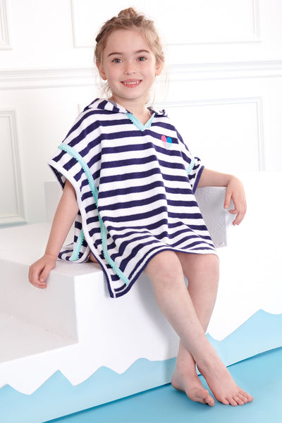 Kids Cover-Up Hatley Navy Stripes