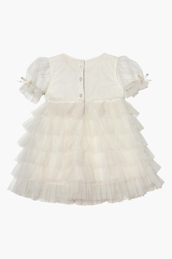 Tutu Du Monde Baby Girls Dress Chelsea Tulle - Milk close