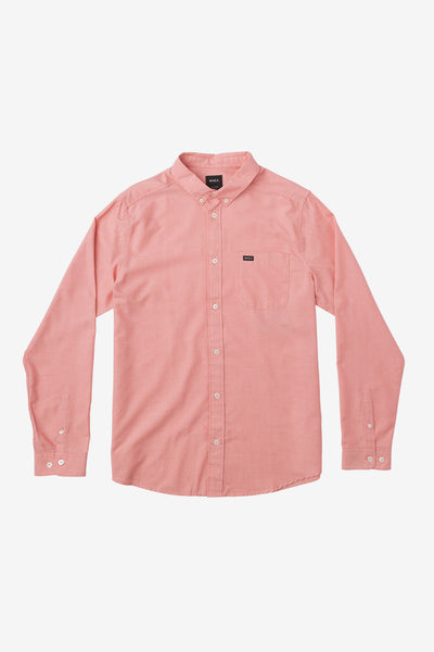 RVCA That'll Do Stretch Longsleeve - Pompei Red
