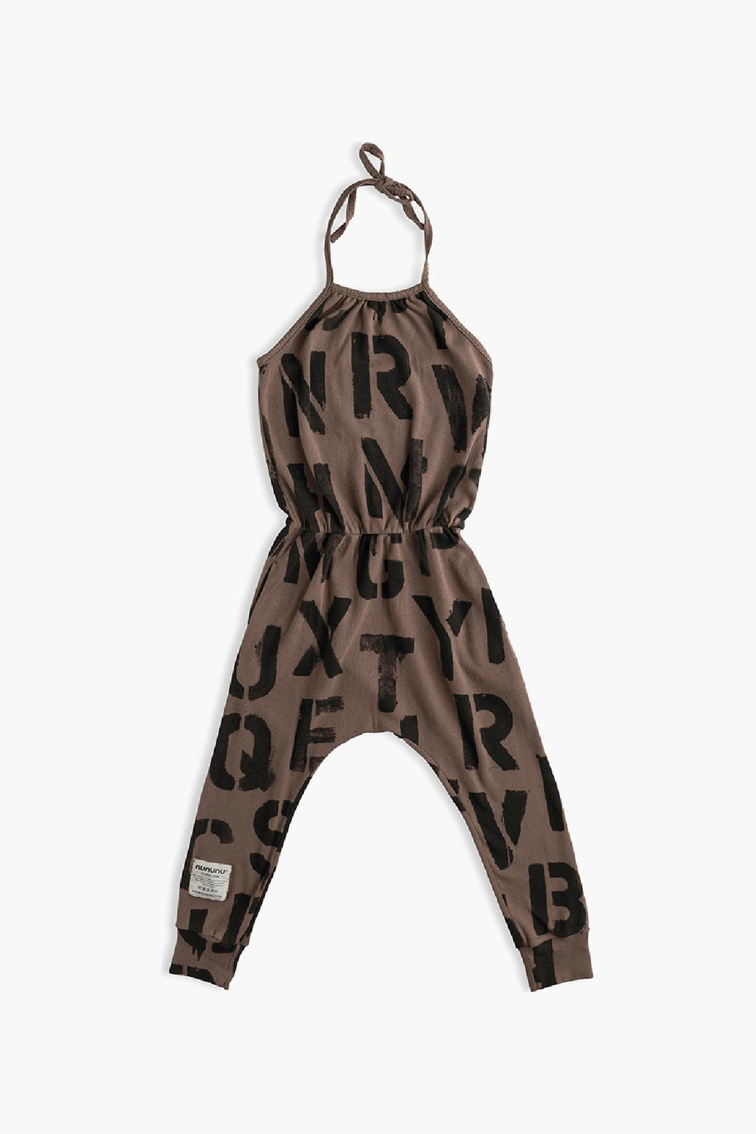 Nununu Abc Collar Girls Overall