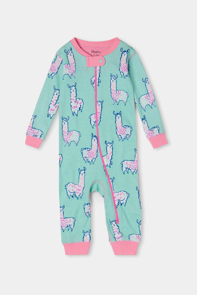 Baby Girl Sleepwear Hatley Adorable Alpacas Organic 