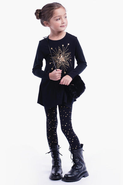 Girls Splendid Big Star Legging Set – Mini Ruby