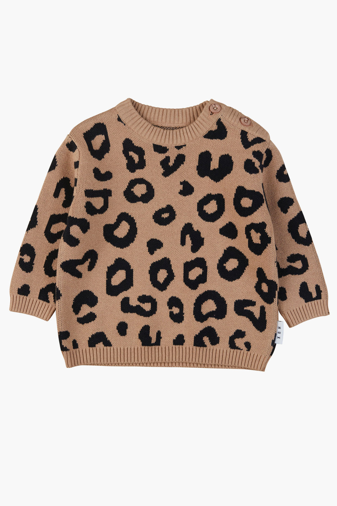 Huxbaby Animal Knit Girls Sweater Mini Ruby