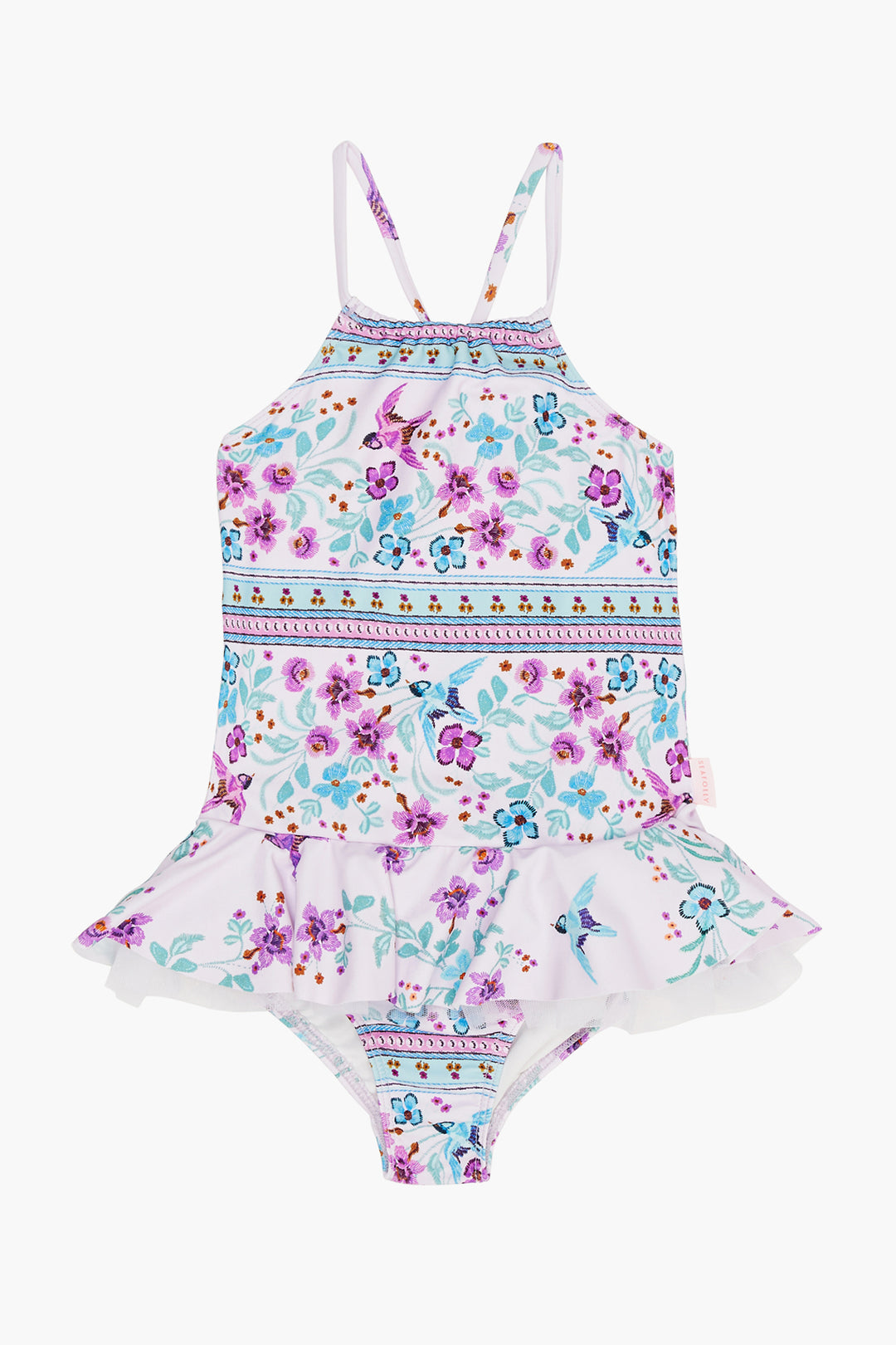 Kids Swimsuit Seafolly Apron Girls Swimsuit 