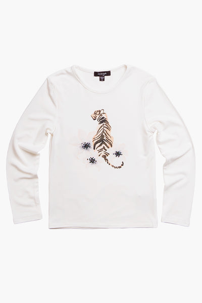 Imoga Ariana Girls Shirt - Tiger Snow
