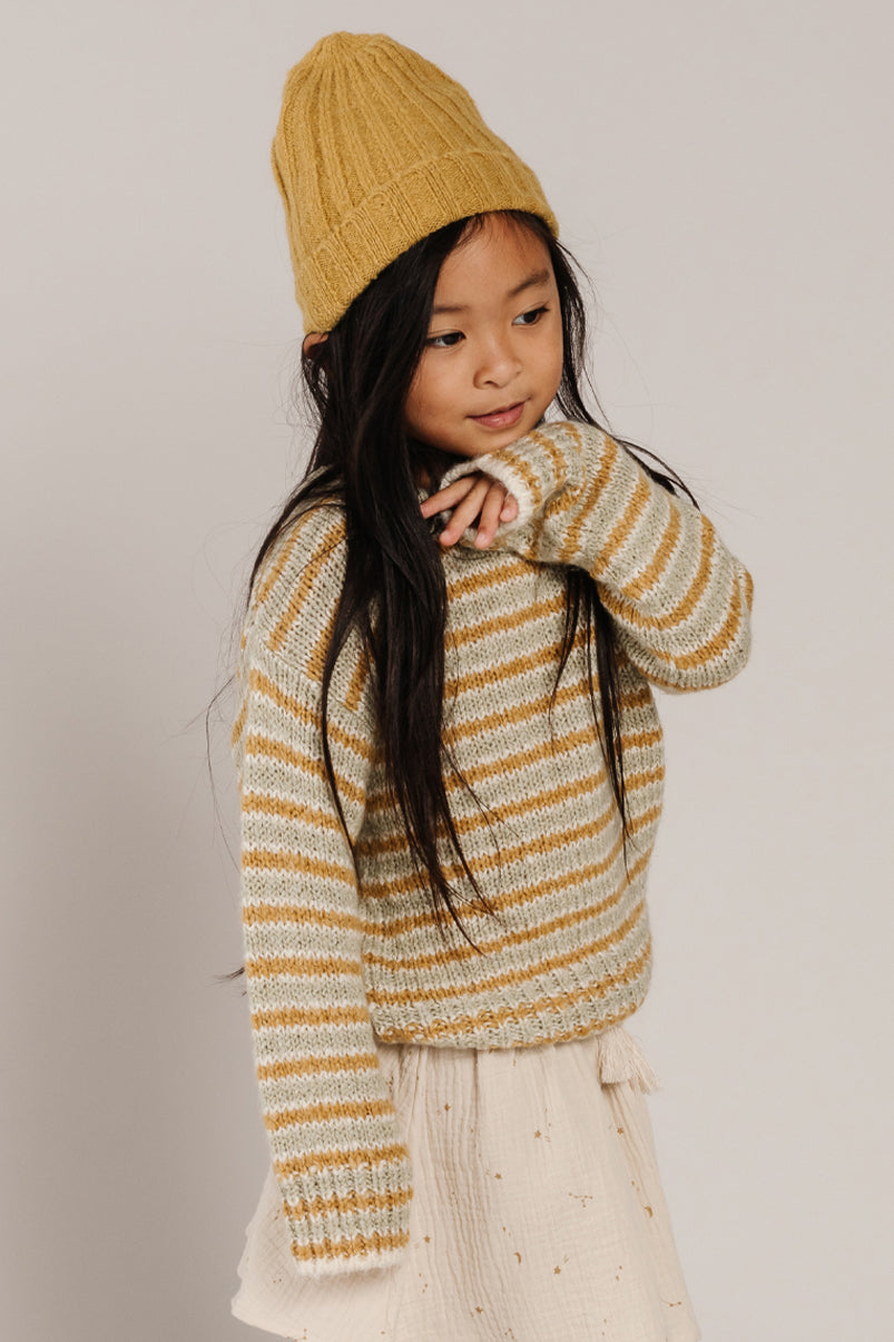 Kids gold sweater top