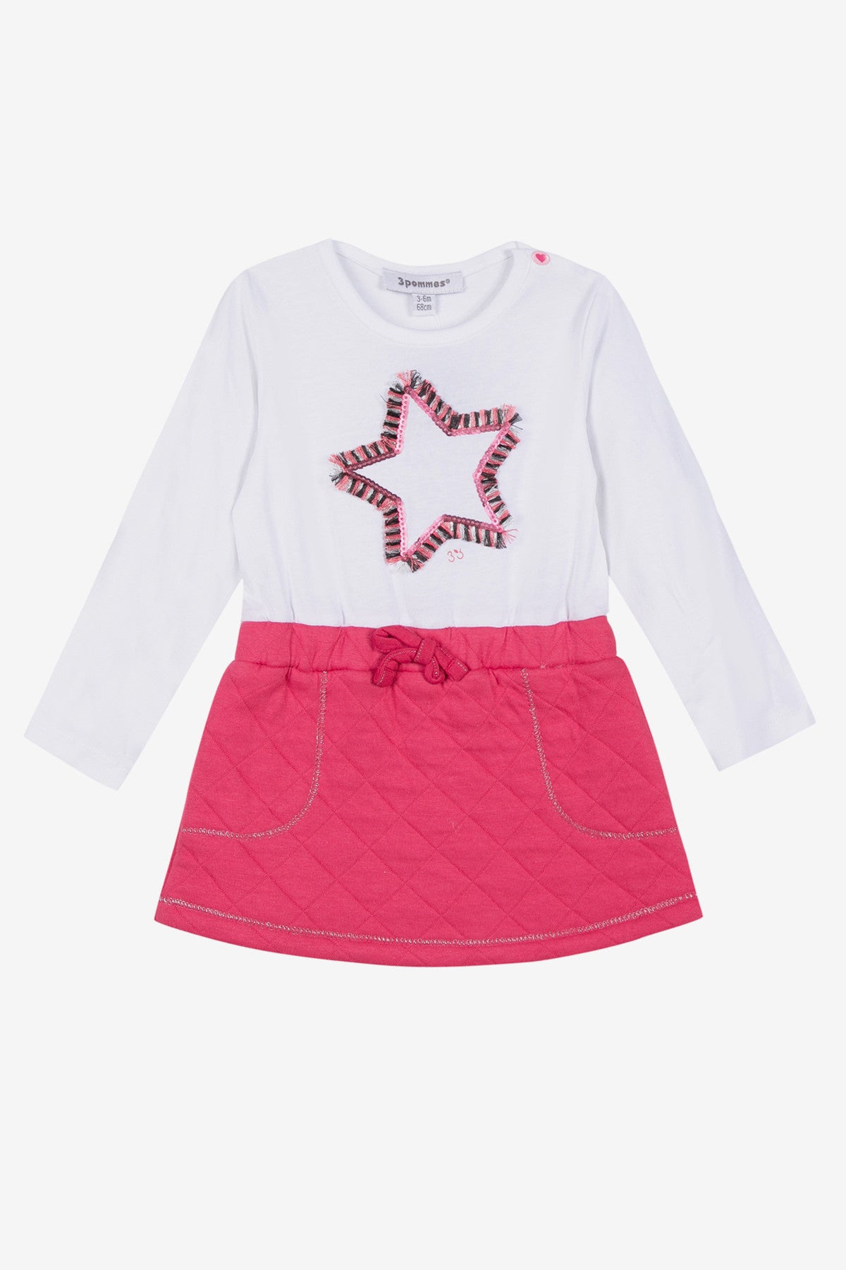 3pommes Star Girls Dress – Mini Ruby