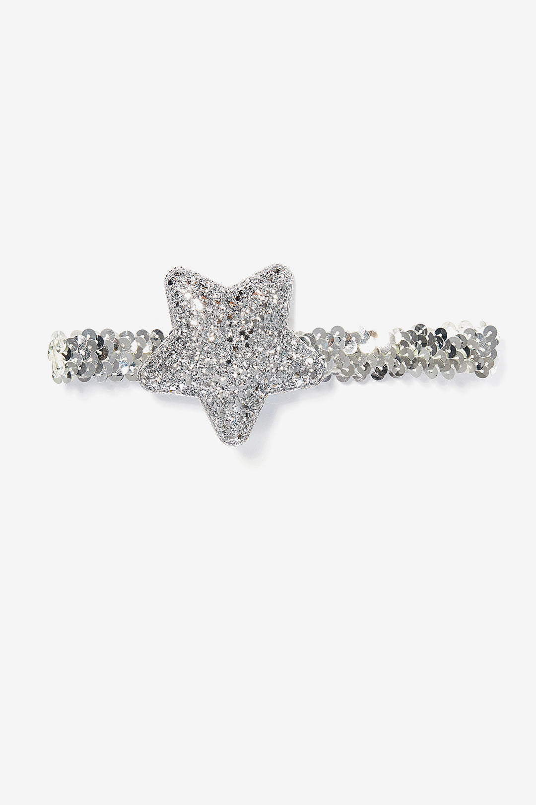 Silver Star Baby Headband