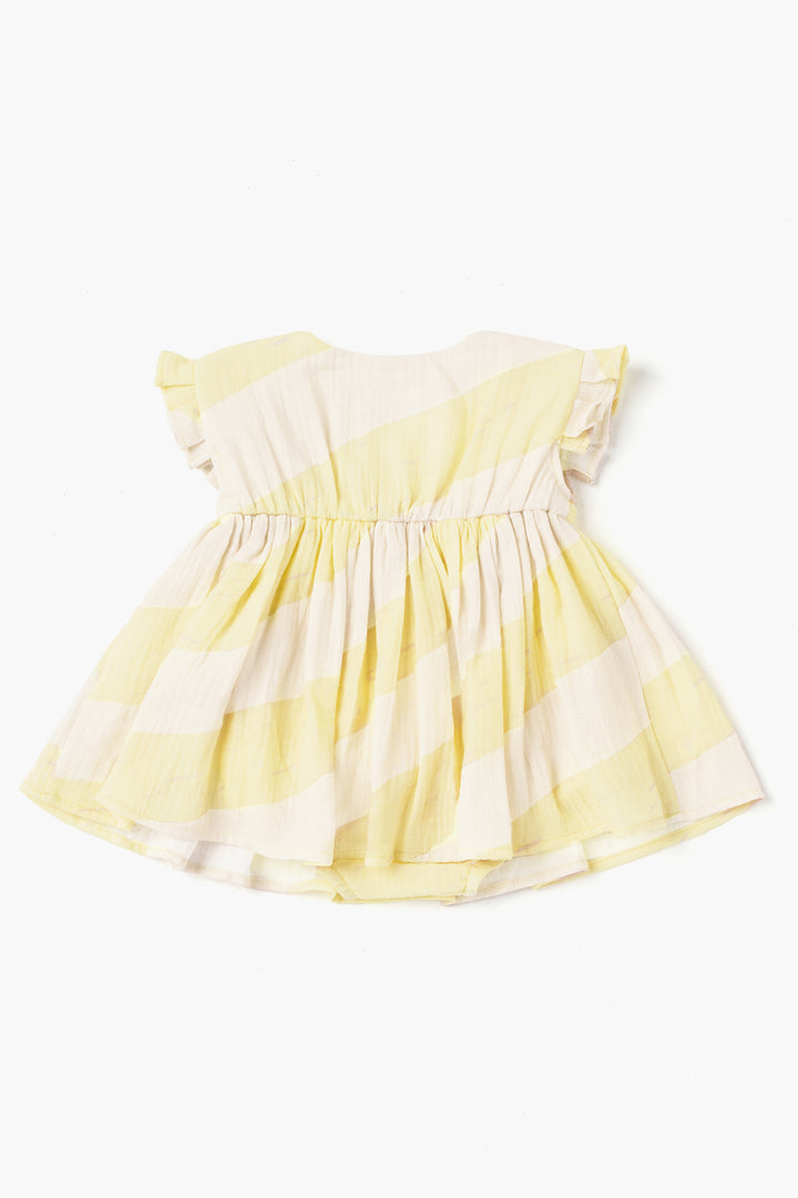 OMAMImini Baby Girls Dress - Yellow