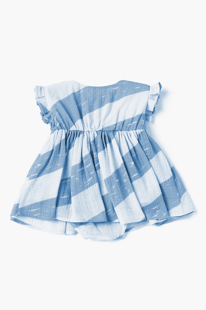 OMAMImini Baby Girls Dress - Blue