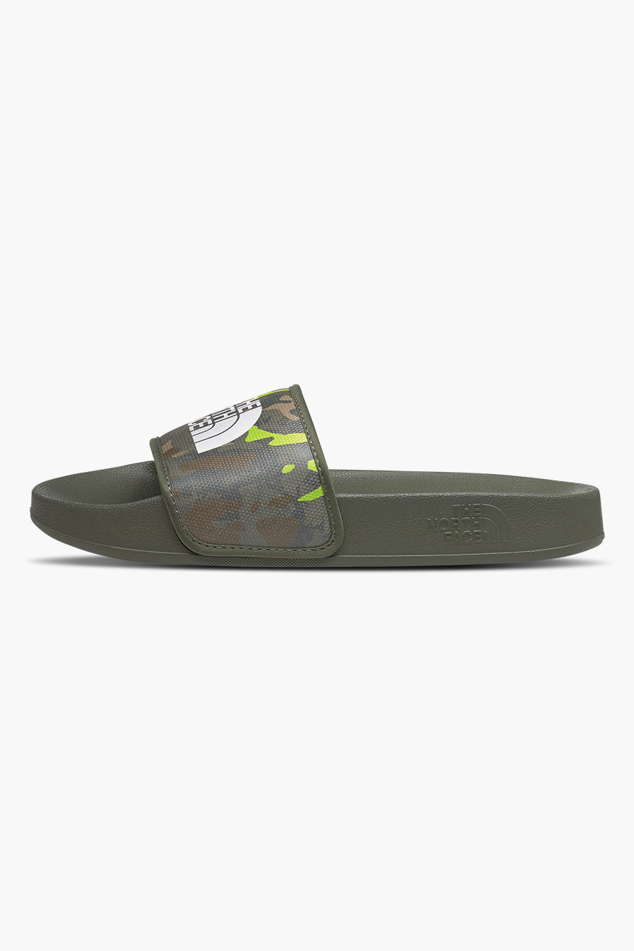 Boys Shoes The North Face Base Camp Slides - Taupe Green