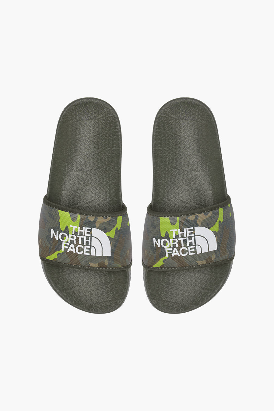 Boys Shoes The North Face Base Camp Slides - Taupe Green