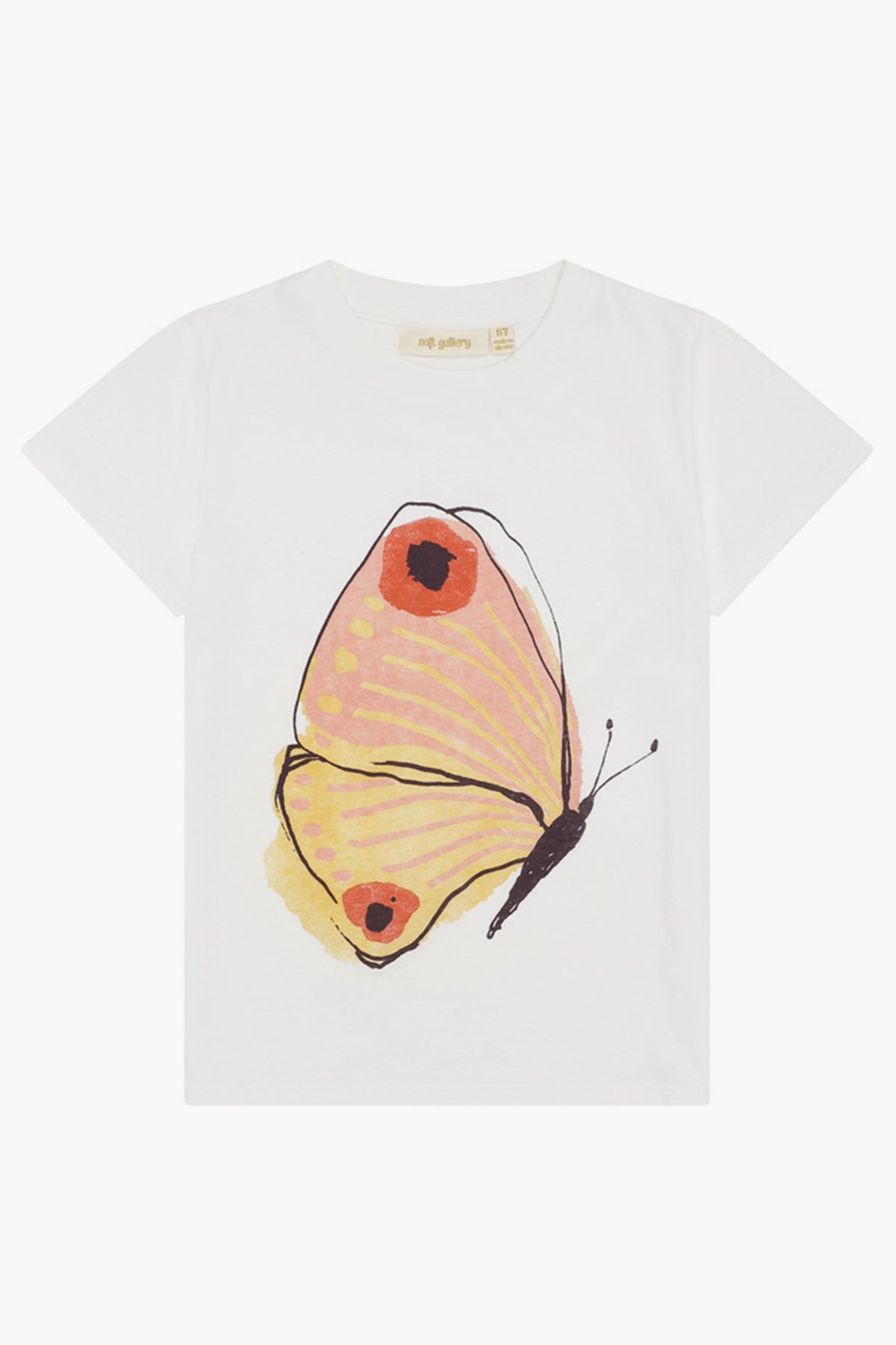 Soft Gallery Bass Girls T-Shirt - Brimstone (Size 4 left) – Mini Ruby
