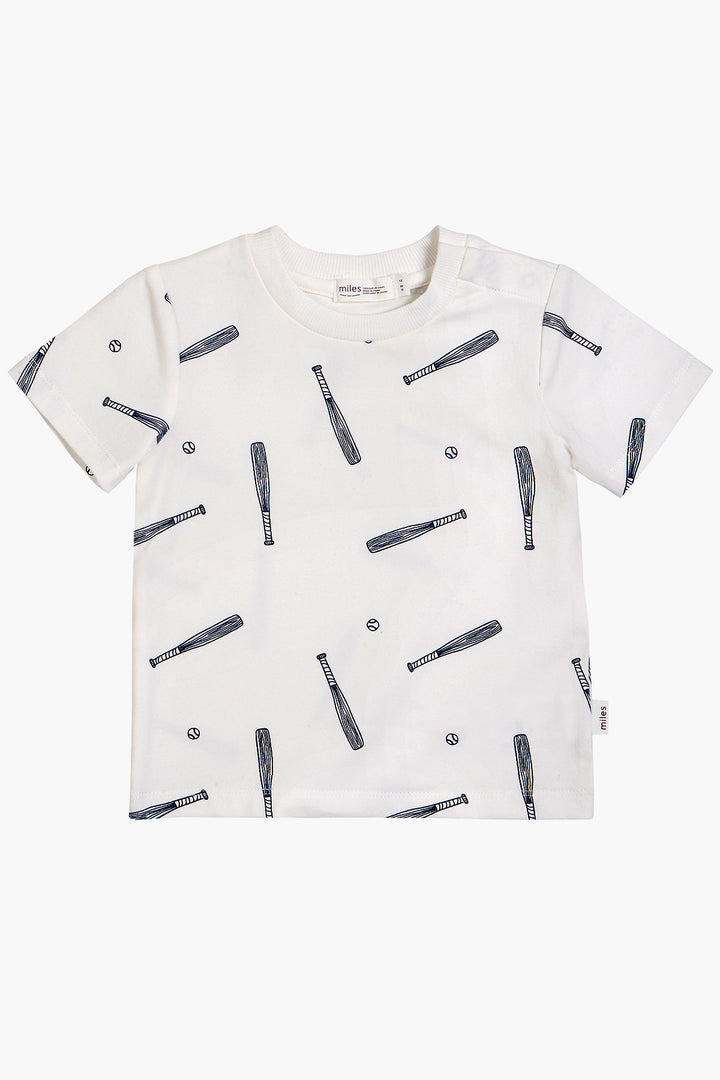 Miles Baby Batter Baby Boy T-Shirt