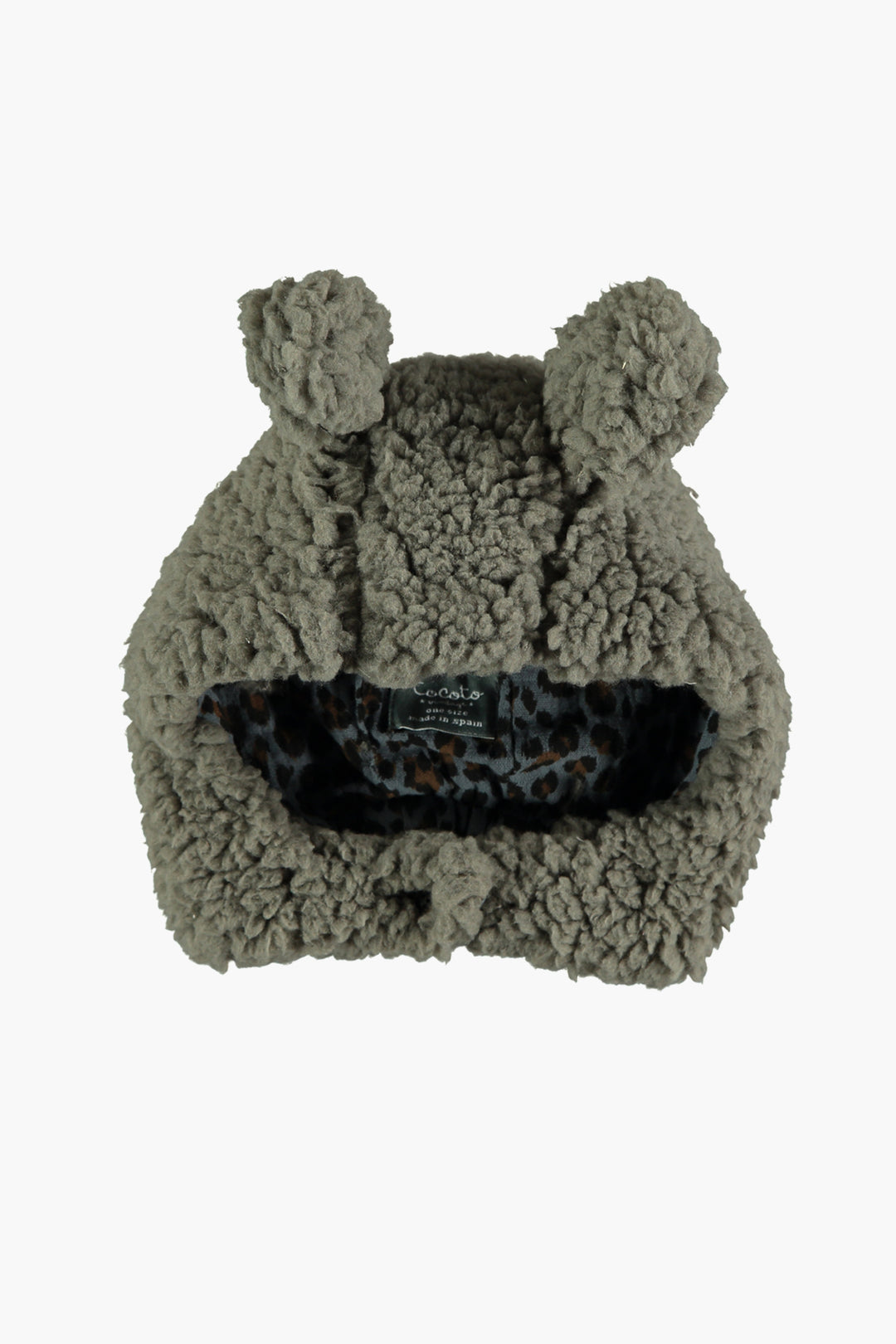 Tocoto Vintage Bear Bear Hat - Grey