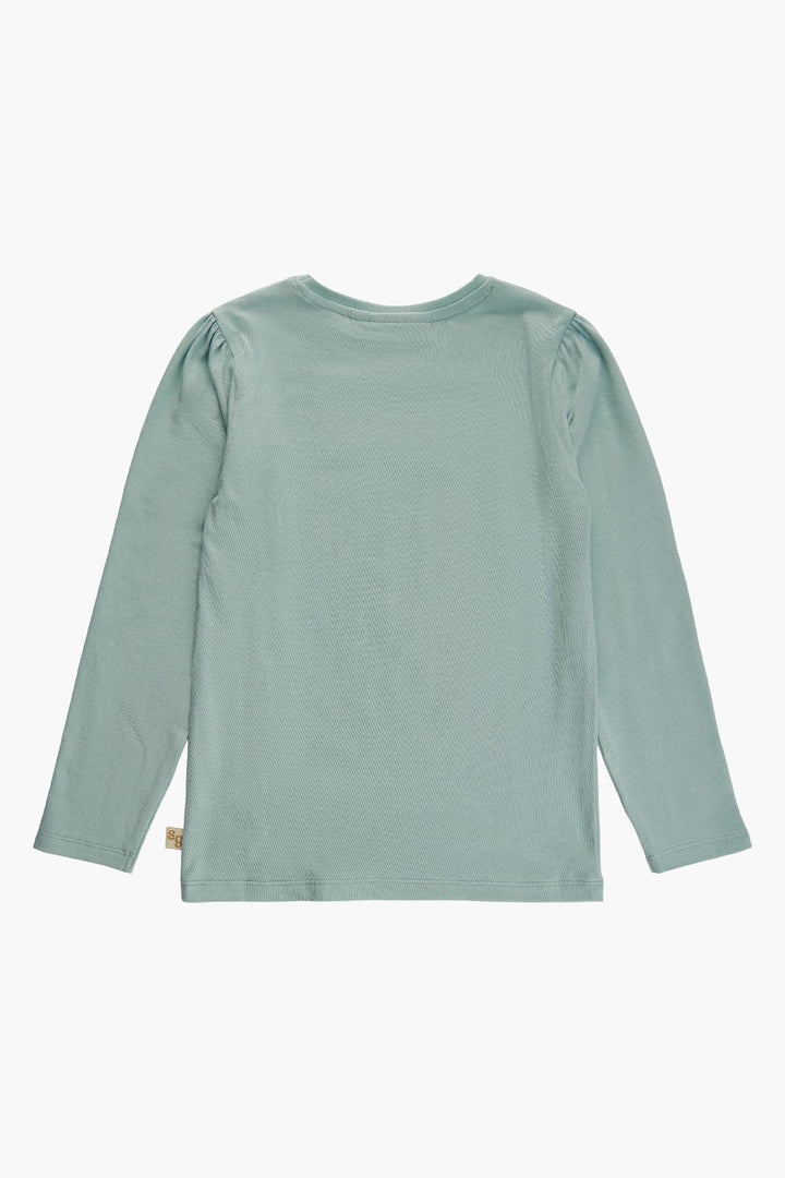 Girls Shirt Soft Gallery Bella Puff Unicorn model