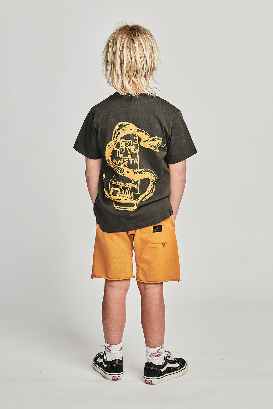 Boys Shorts Munster Kids Best Mates Washed Dijon