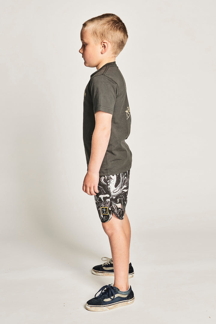 Boys Shorts Munster Kids Black Dye Boardshorts size