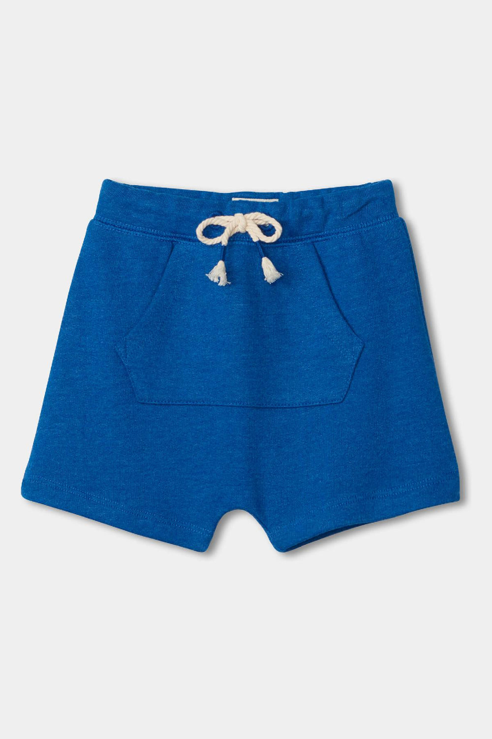 Hatley Blue Melange Baby Kanga Pocket Shorts
