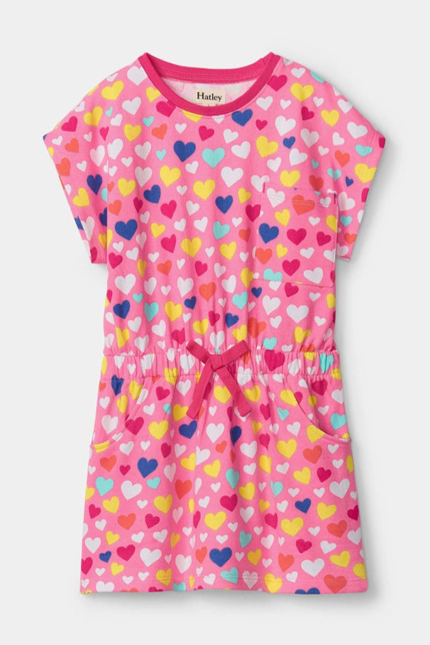 Girls Dress Hatley Bubble Hearts 