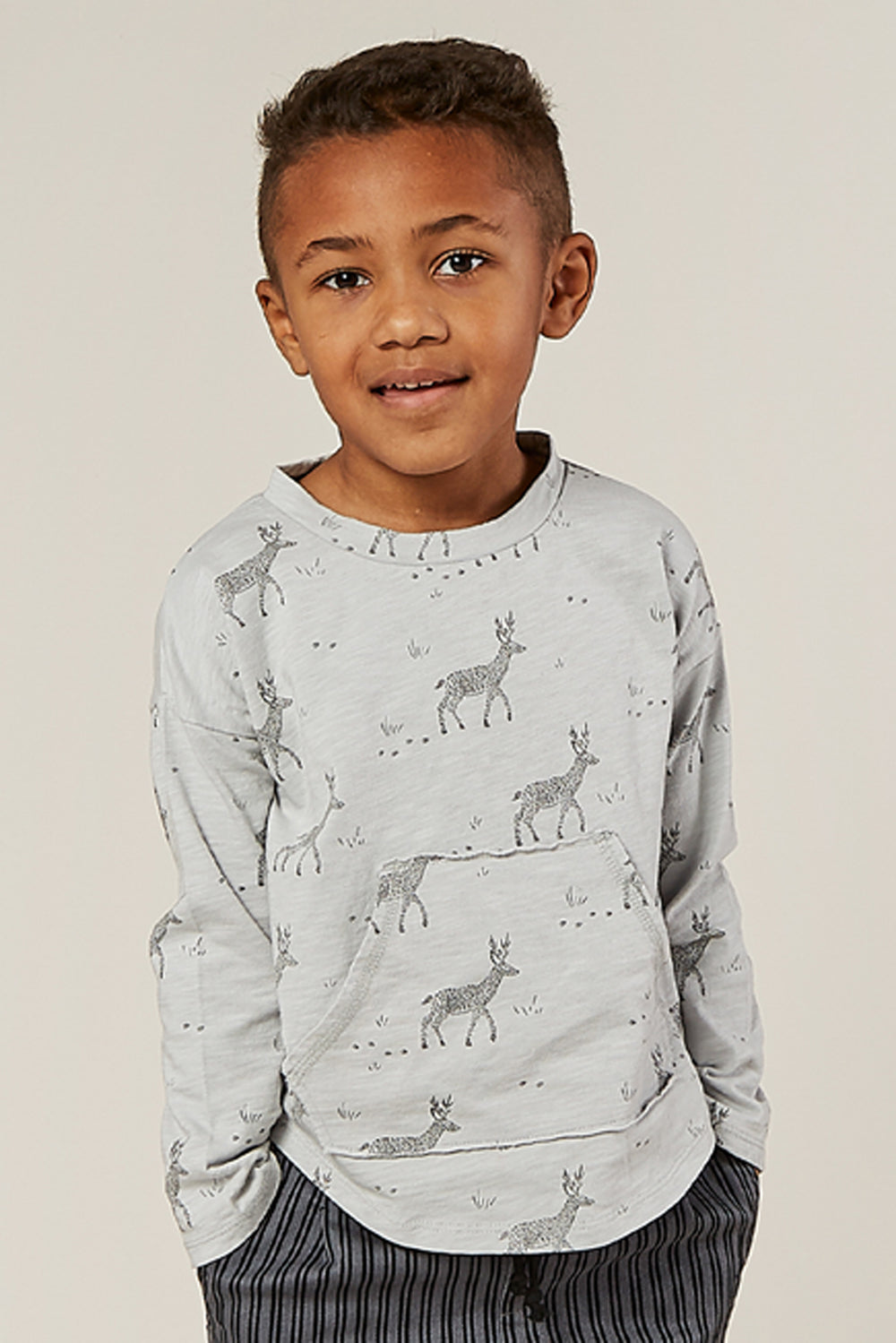 Rylee + Cru Buck Pouch Boys Shirt