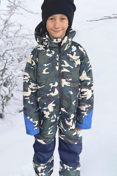 Kids Snowsuit Scout Camo