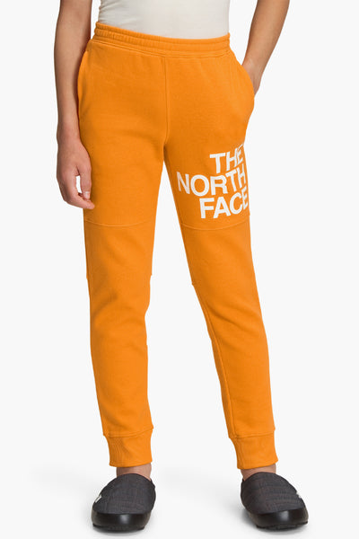 Boys Pants North Face Camp Fleece Jogger Cone Orange