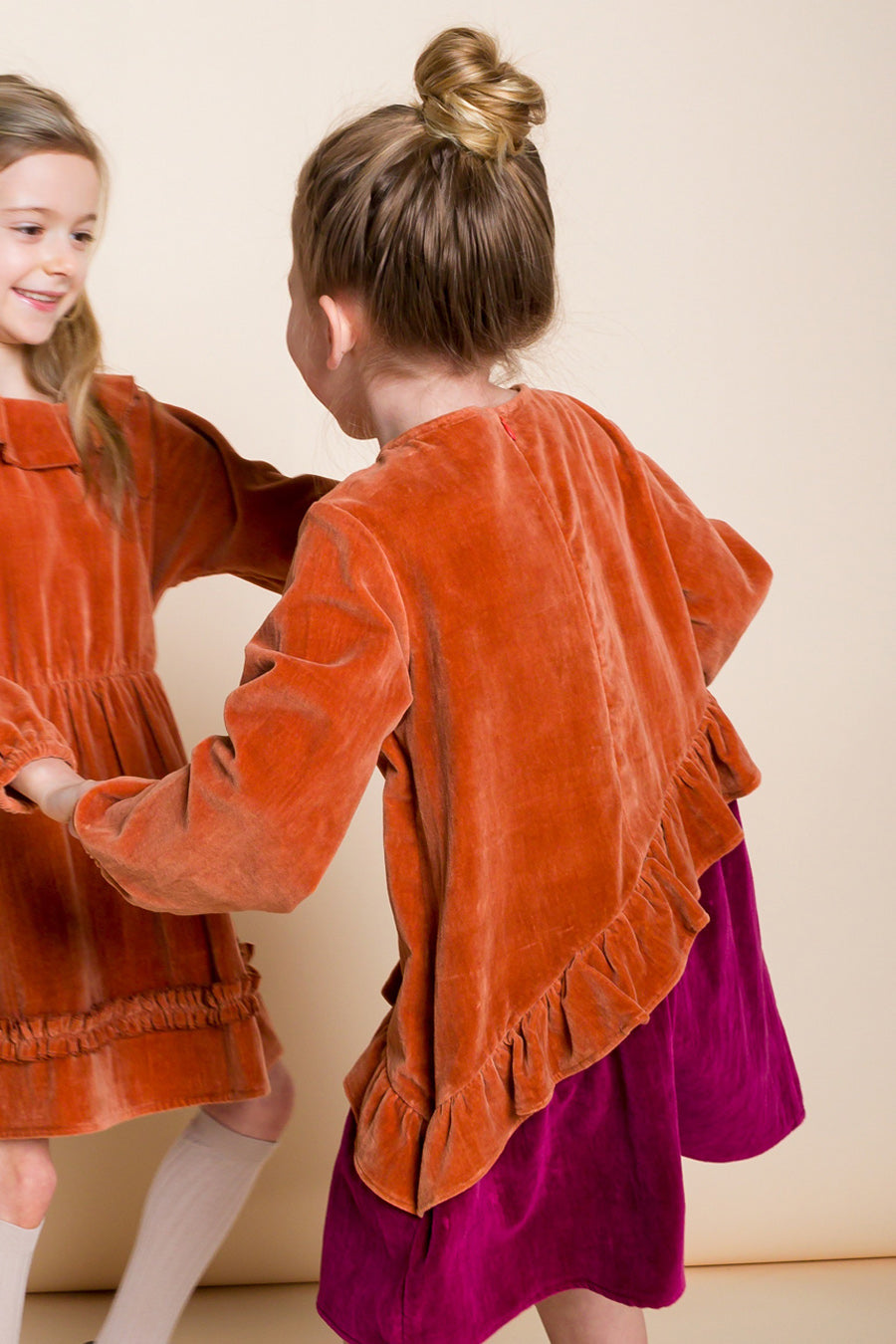 Girls Dress Beet World Carol 