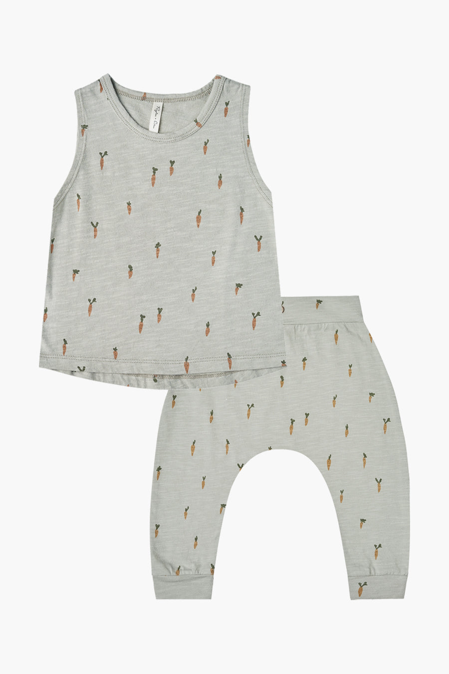 Rylee + Cru Carrots 2-Piece Baby Set