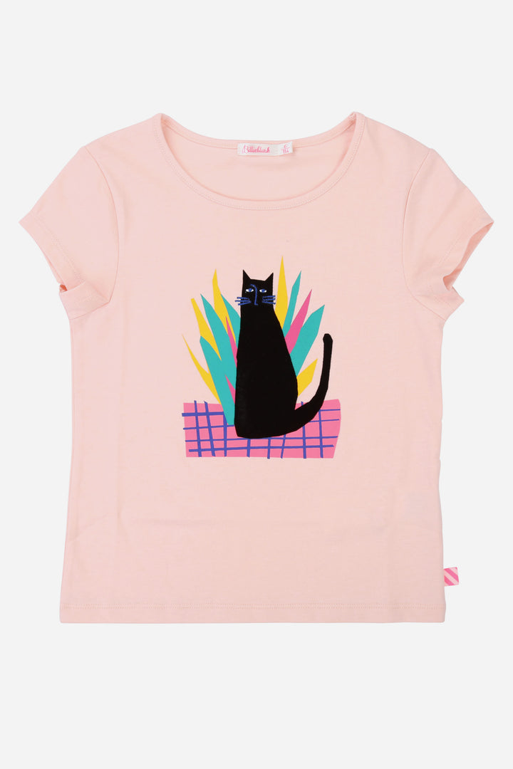 Billieblush Black Cat Tee