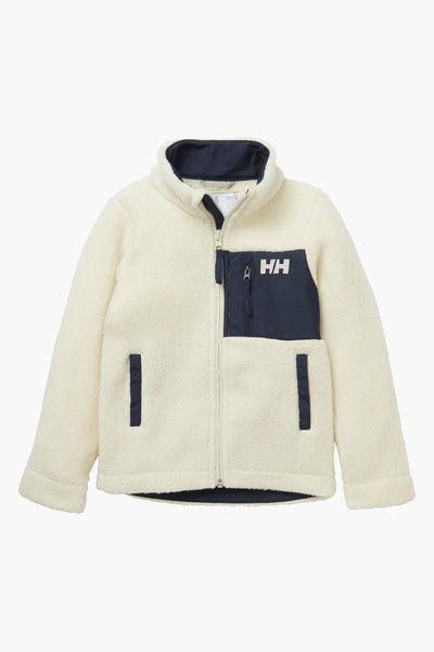 Boys Jacket Helly Hansen Champ Fleece Cream