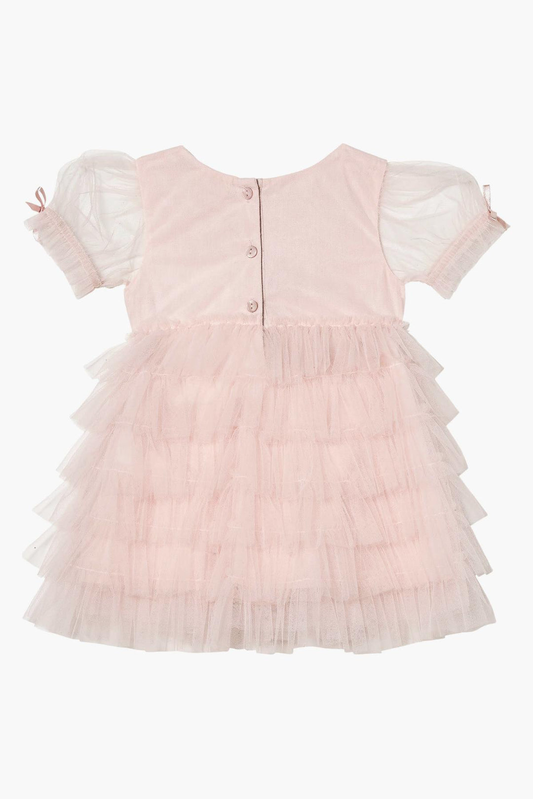 Baby Girl Special Occasion - Permanent Tutu Du Monde Chelsea Tulle - Porcelain Pink