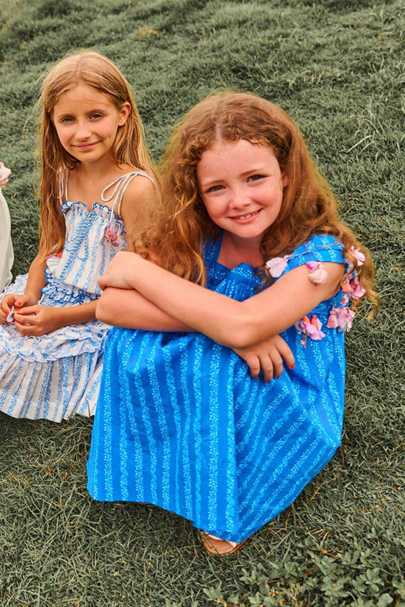 Girls Dress Nellystella Chloe Lagoon Mini Ruby