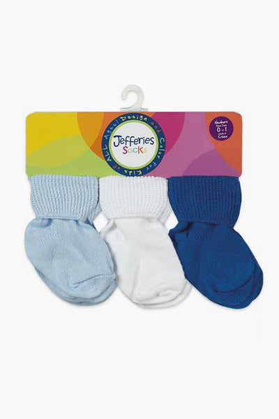 Jefferies Socks Classic Baby Socks 6-Pack - Blue