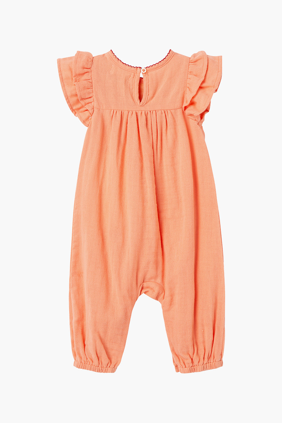 Coral baby romper sales
