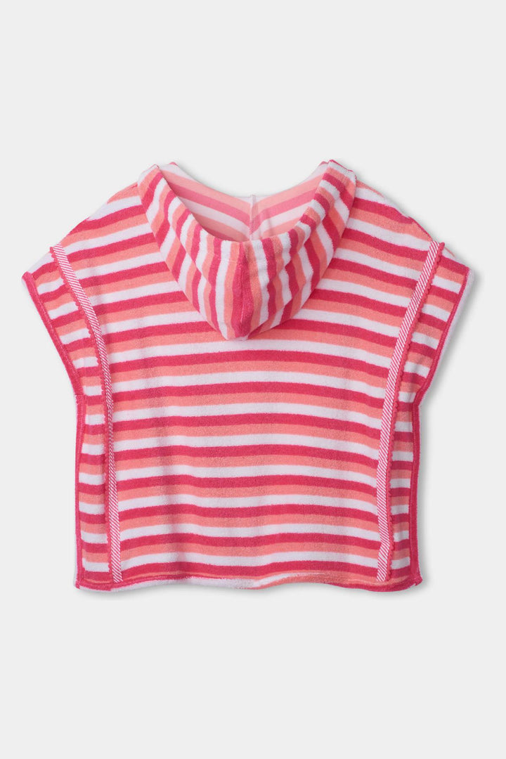 Hatley Cotton Candy Stripes Hooded Terry Kids Cover Up