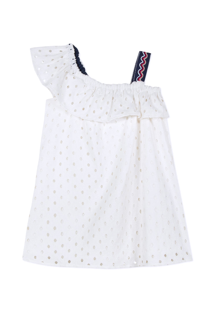 Catimini Cotton Eyelet Dress