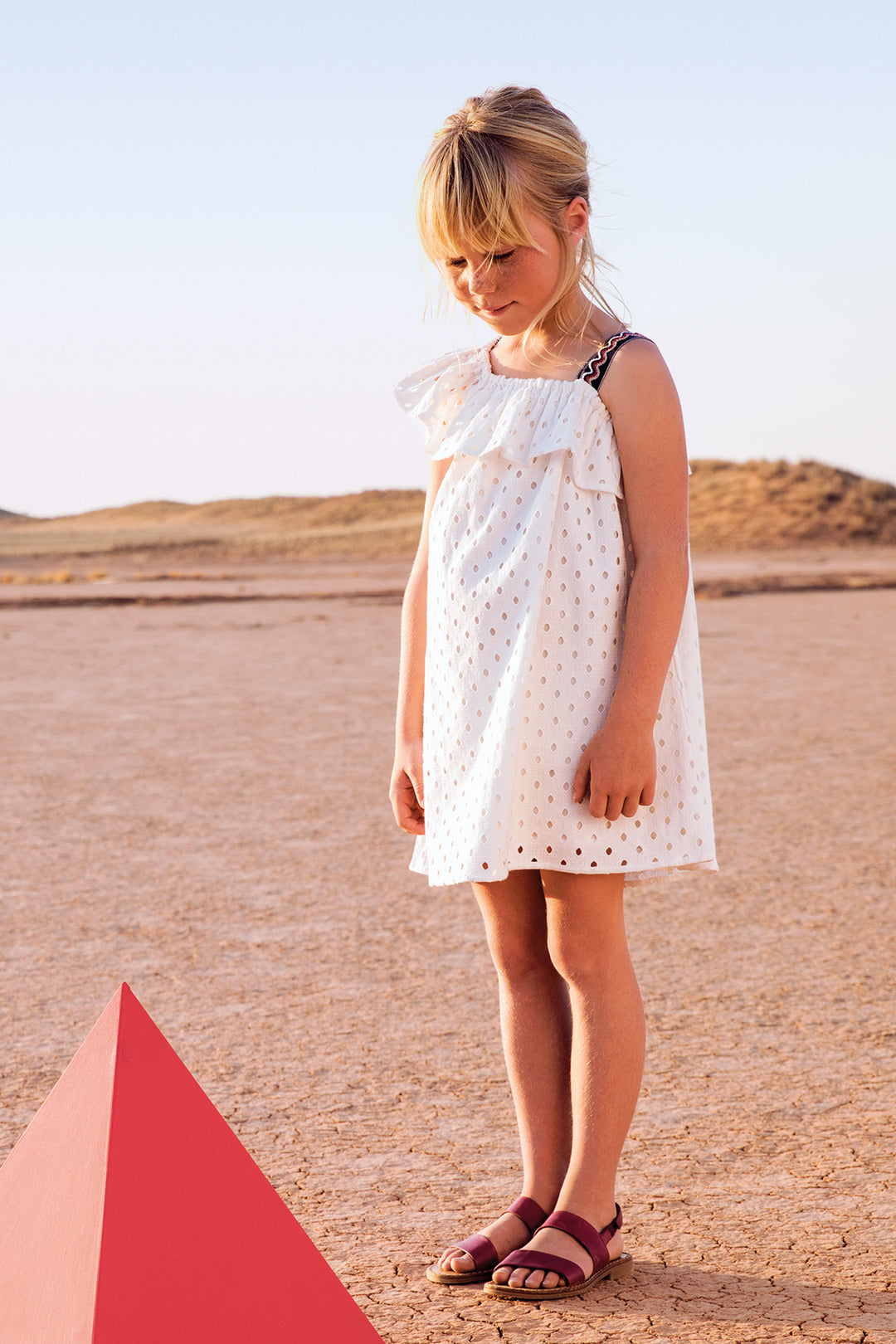 Catimini Cotton Eyelet Dress