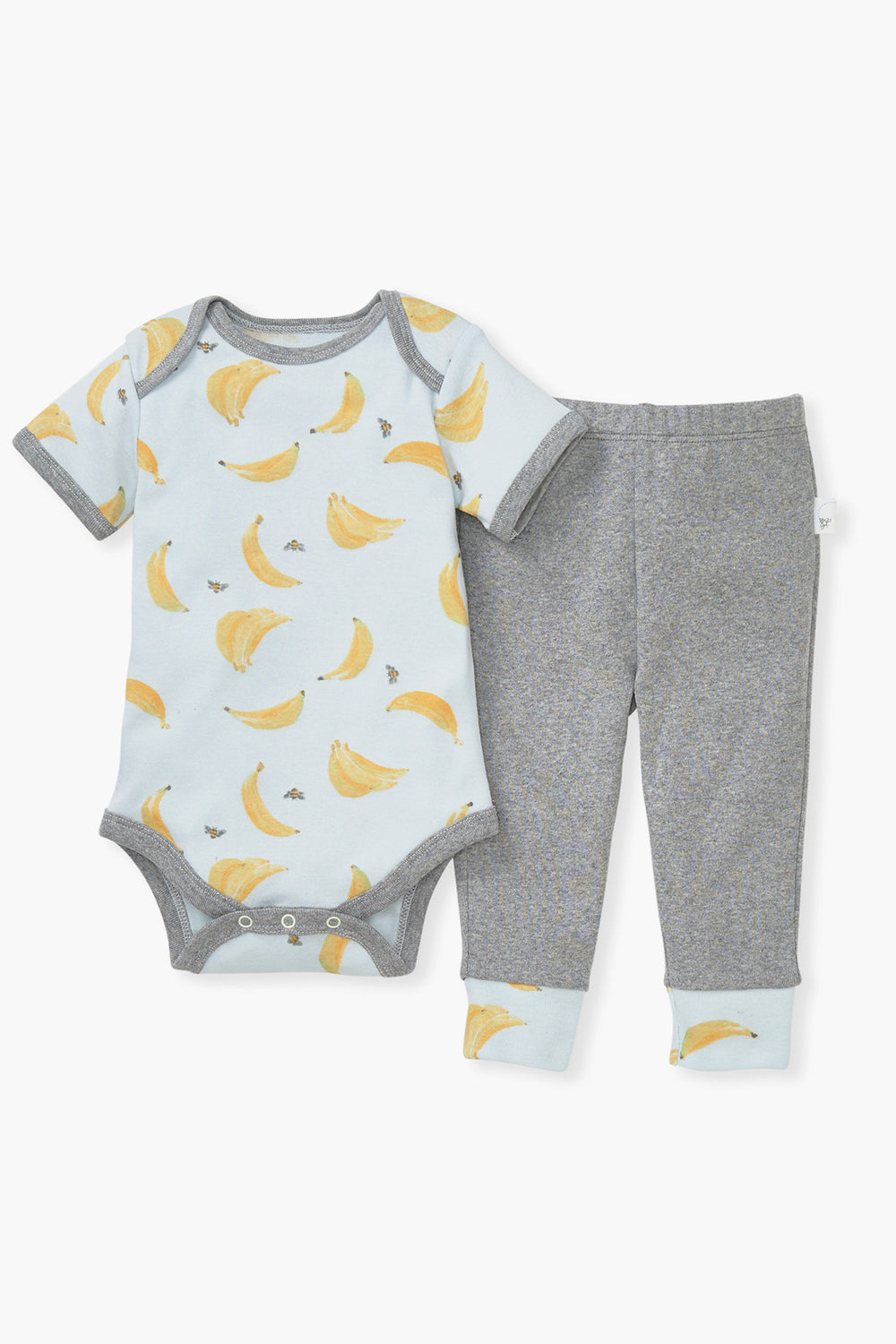 Baby Onesie Burt's Bees Crazy Bunch 2-Piece Boys Set