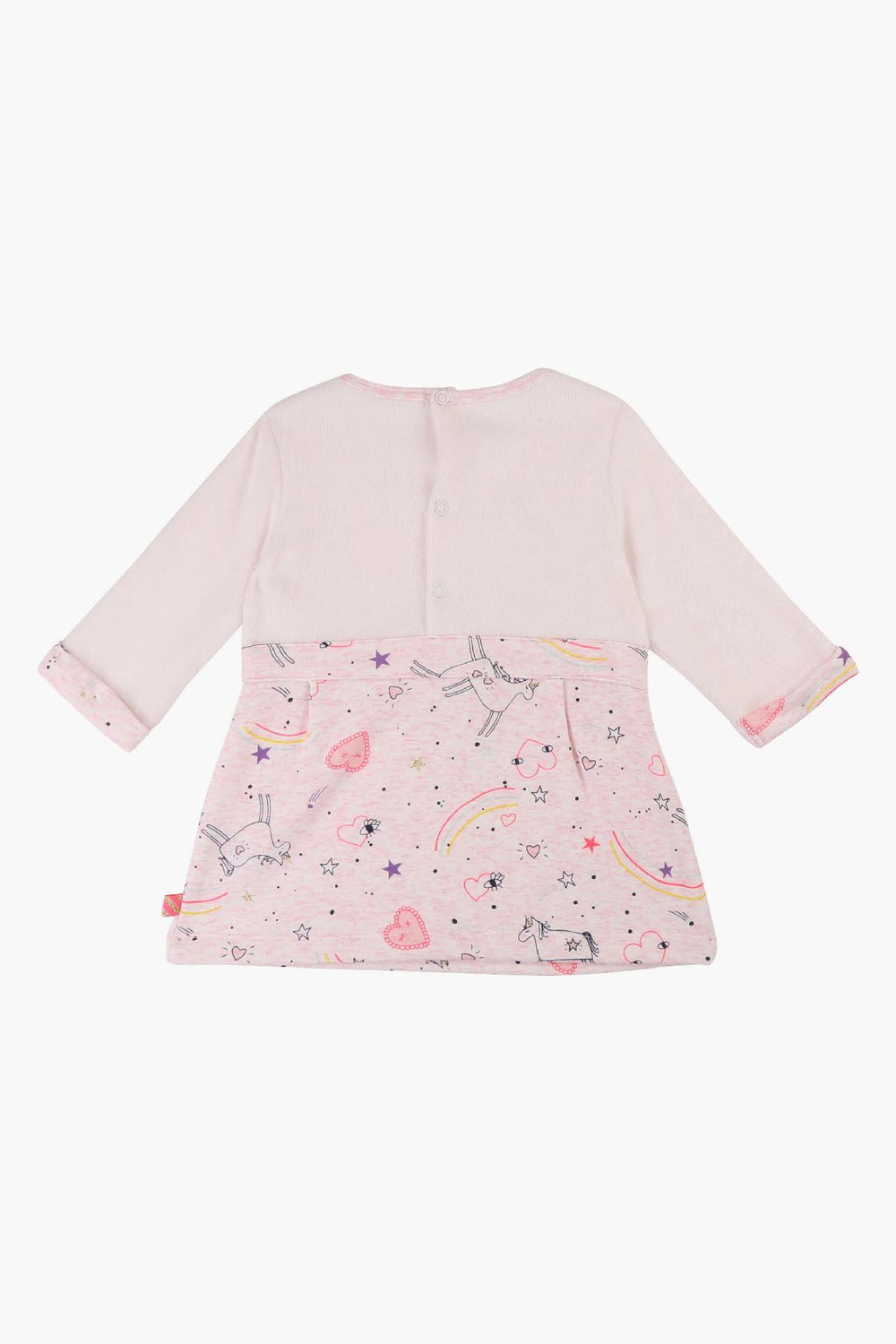Billieblush Cream Pink Heart Dress