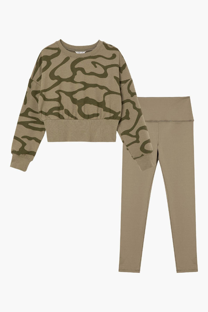 Habitual Kids Crop Top 2 Piece Pants Set