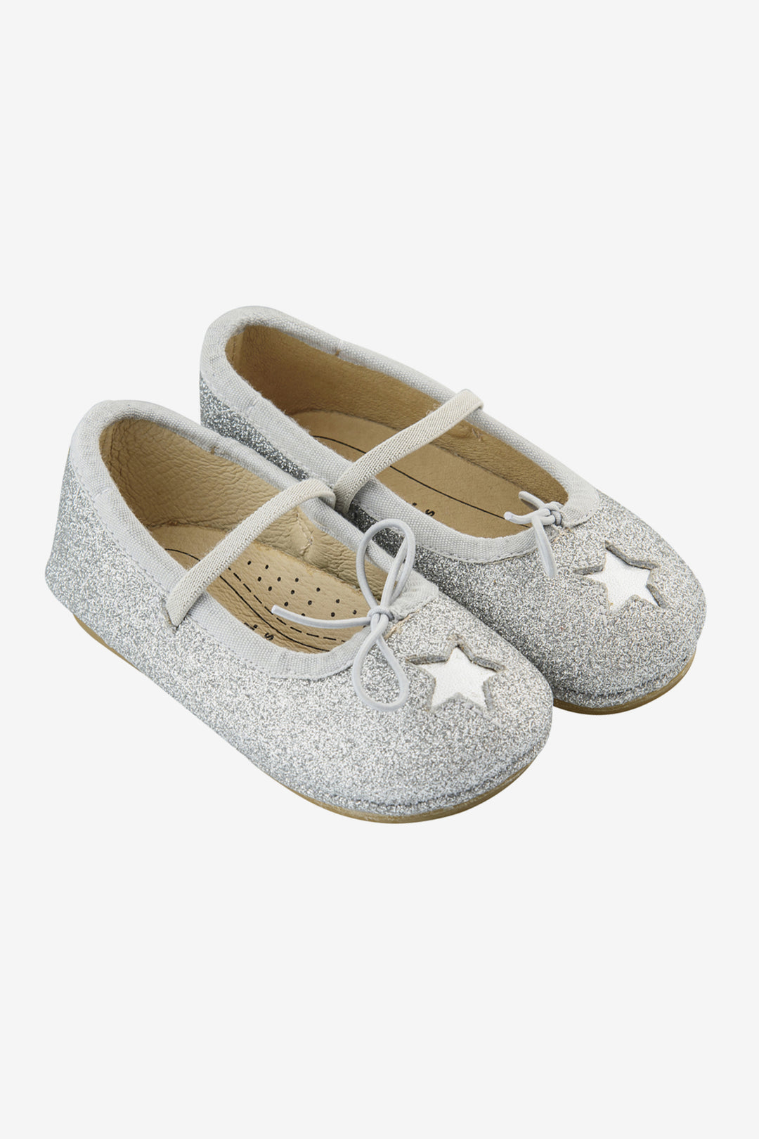 Old Soles Cruise Star Baby Girls Shoes Silver Mini Ruby