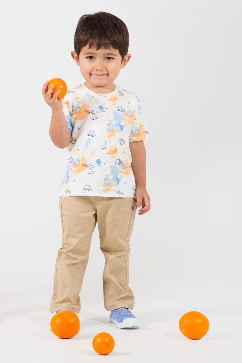 Boys and Baby Boy T-Shirt EGG New York Damian Dino back