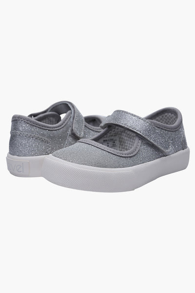 Level Dazzler Silver Girls Shoes