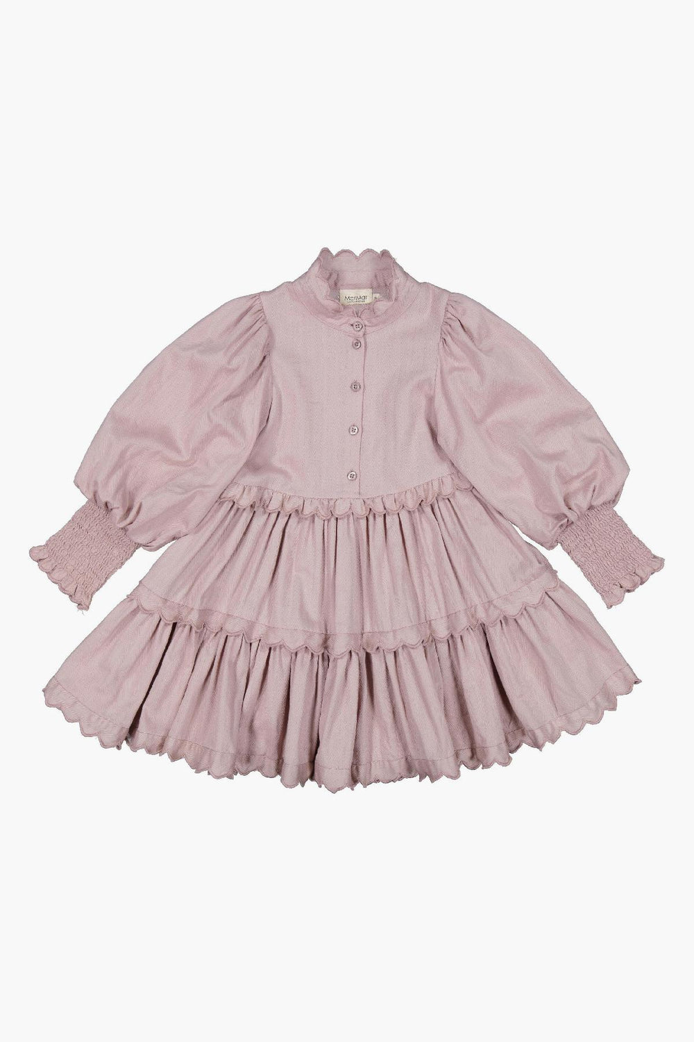 Girls Dress MarMar Copenhagen Dela - Blackberry Cream
