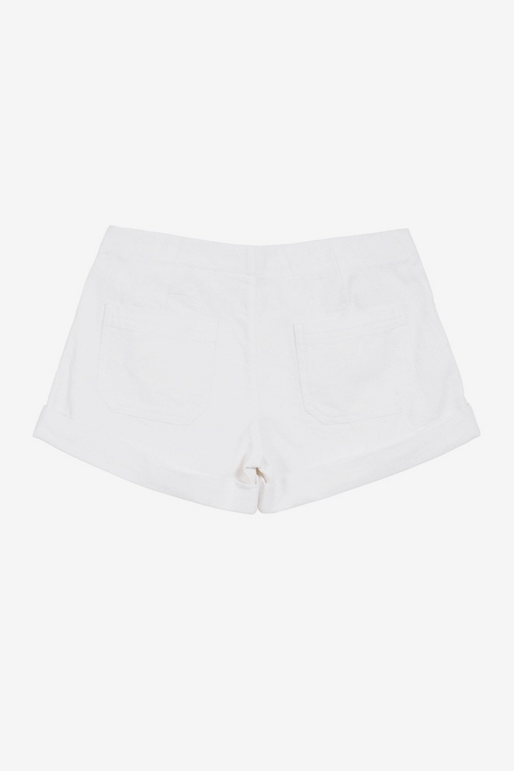 Velveteen Carmen Short - White